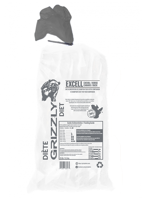 Grizzly - Excell Cheval et Canard - 25lb