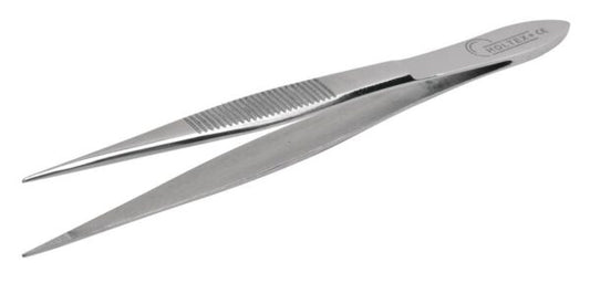 Pince à écharde droite striée 4″