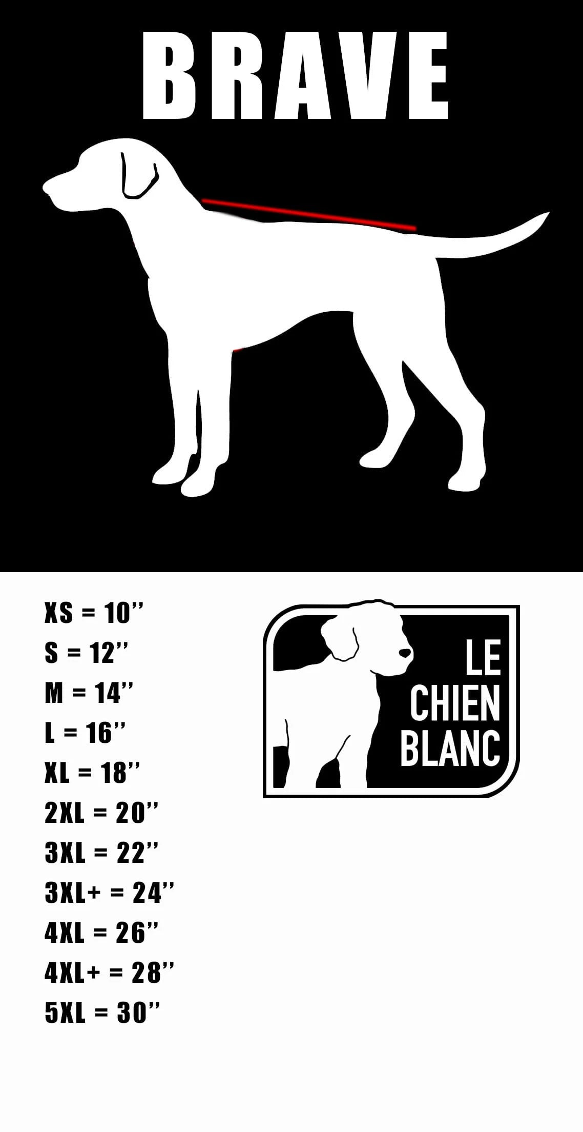 Le Chien Blanc - Manteau 4pattes Brave