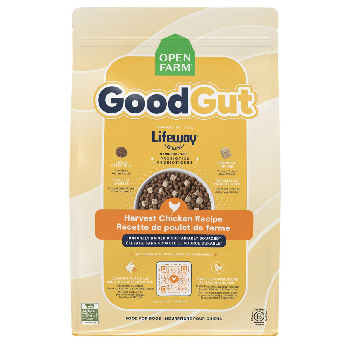 OpenFarm - GoodGut Recette Poulet De Ferme 3,5lb - Chien
