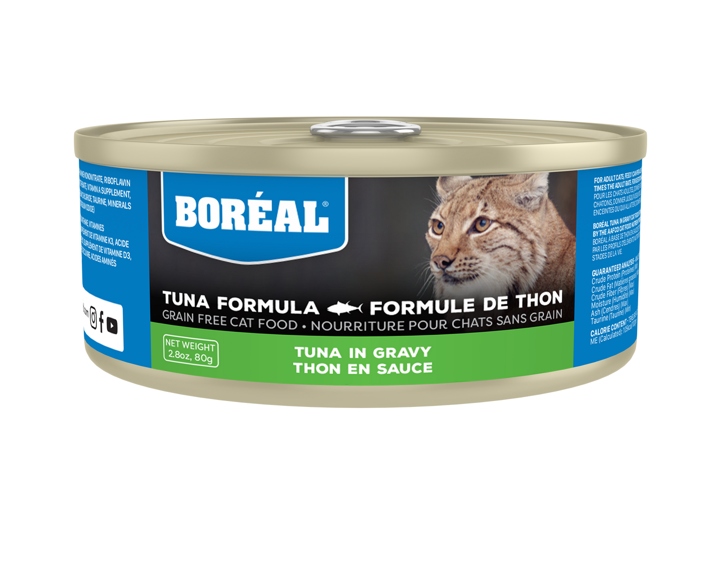 Boréal - Conserve Chat - Thon Rouge En Sauce