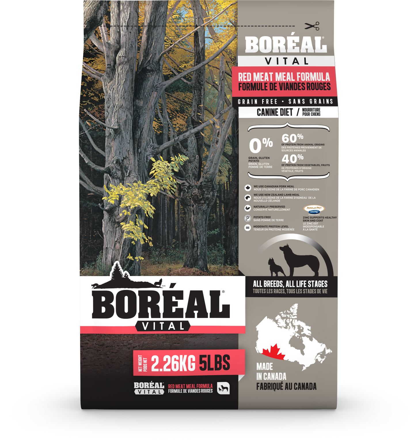 Boréal - Vital Sans Grain - Viande Rouge