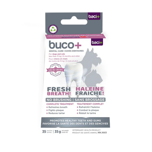 Baci+ - Haleine fraiche - chien/chat moins de 15kg -
