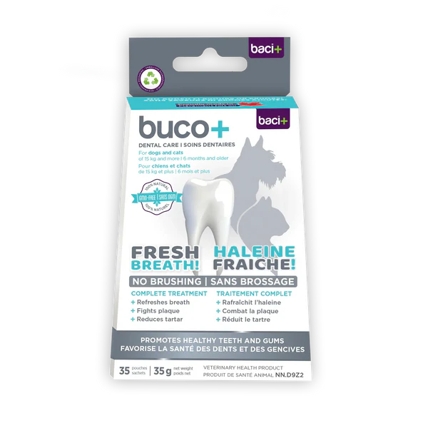 Baci+ - Haleine fraiche - chien/chat plus de 15kg -