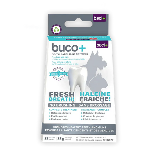 Baci+ - Haleine fraiche - chien/chat plus de 15kg -