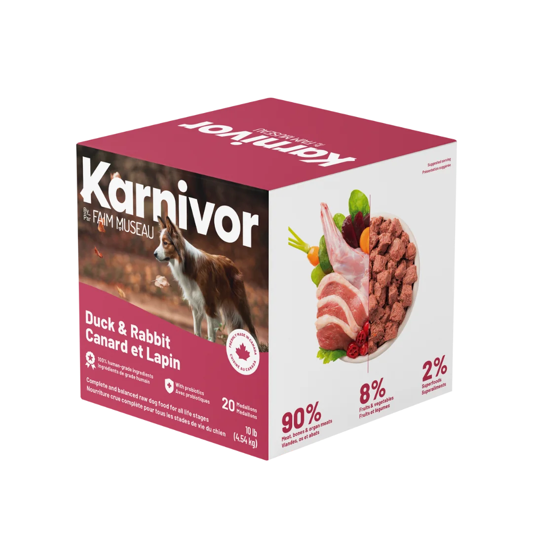 Faim Museau - Karnivor - Canard Lapin - 10lb
