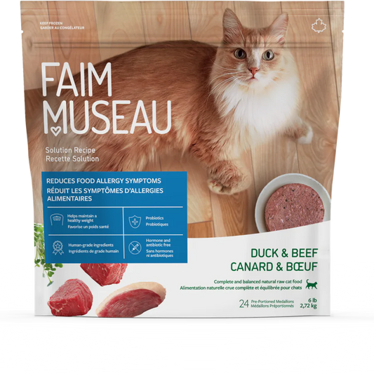 Faim Museau - Canard et Boeuf Chat - 6lb