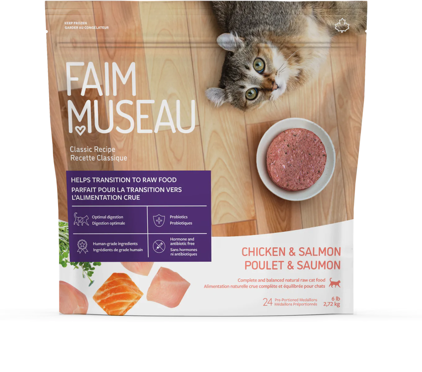 Faim Museau - Poulet et Saumon Chat - 6lb
