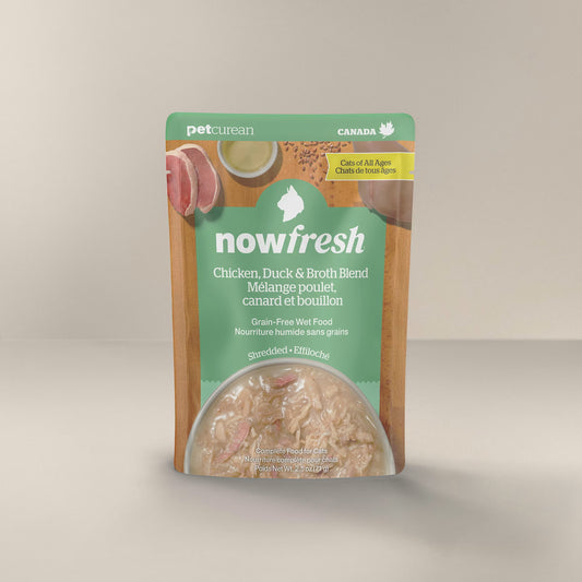 NowFresh - Mélange poulet, canard et bouillon - chat