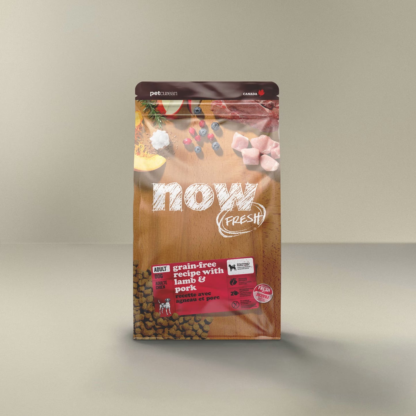 Petcurean - Now Fresh - Agneau & Porc - Adulte 22lb