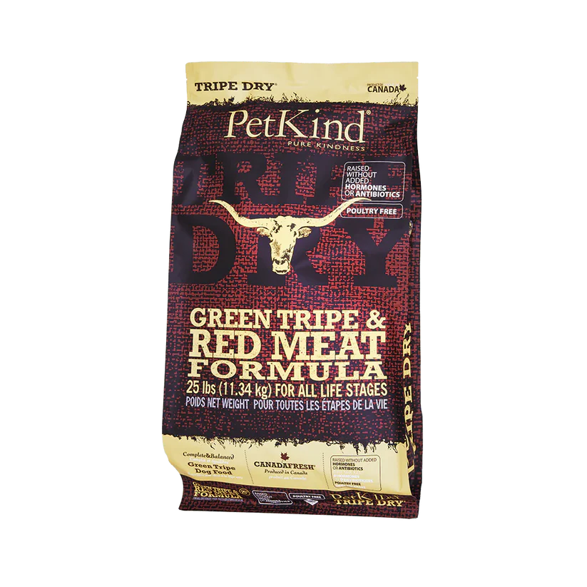 Petkind - Formule Tripes et Viandes Rouge 6lb