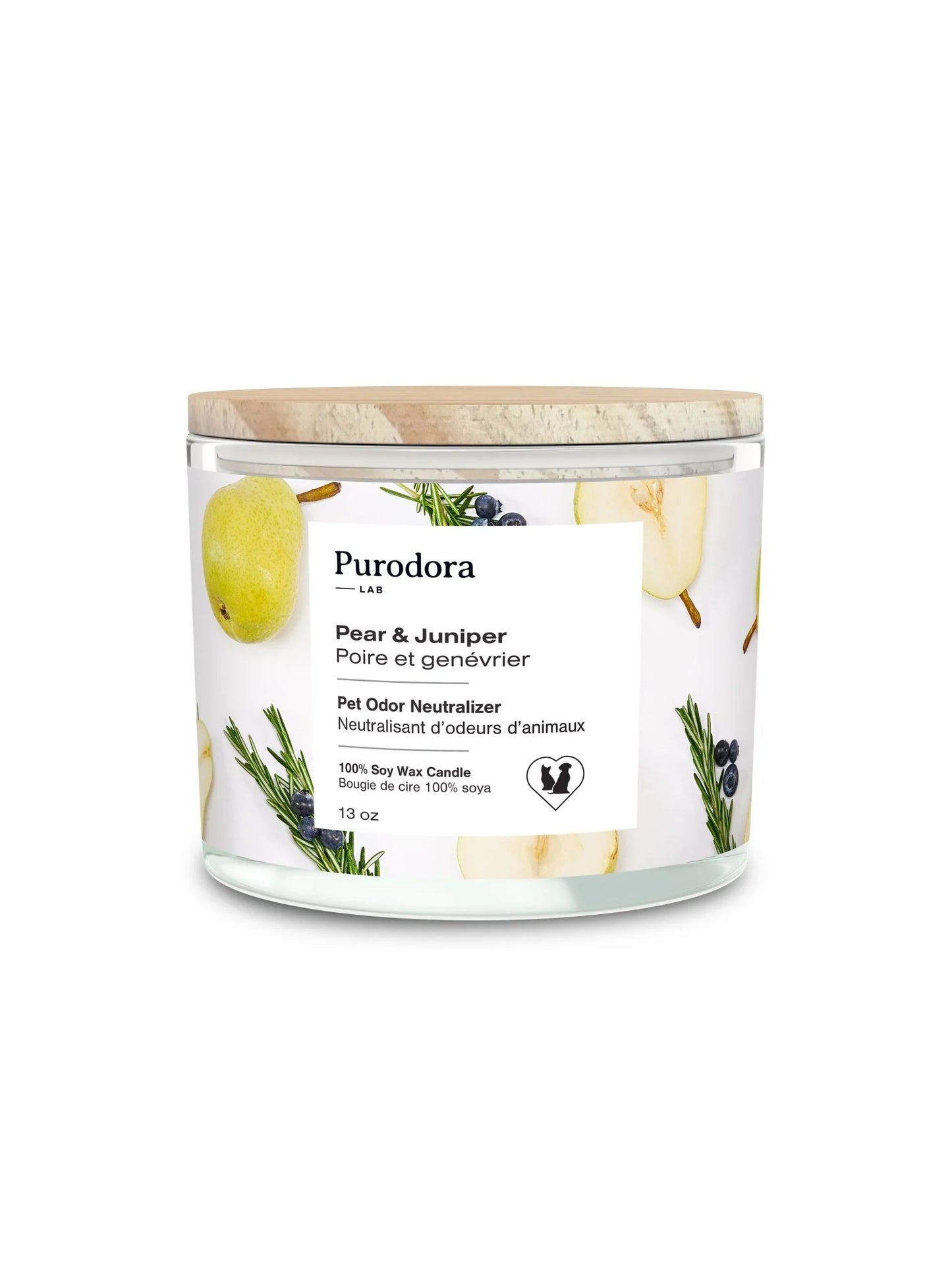 Purodora - Bougie de Soya - 13oz