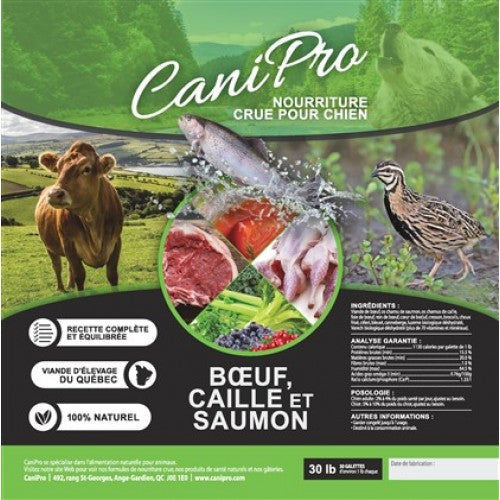 CaniPro - Boeuf, Cailes et Saumon - 30lb