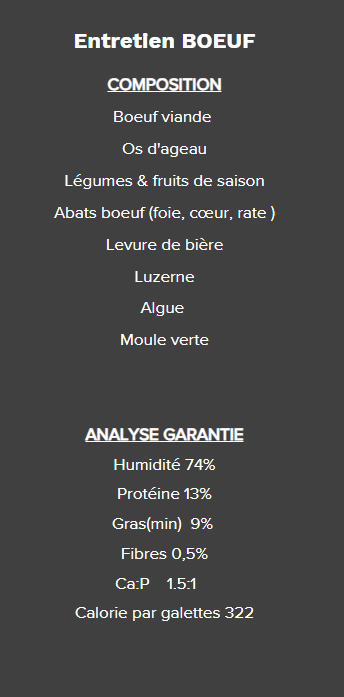 5 étoiles - Entretient Boeuf - 10lb