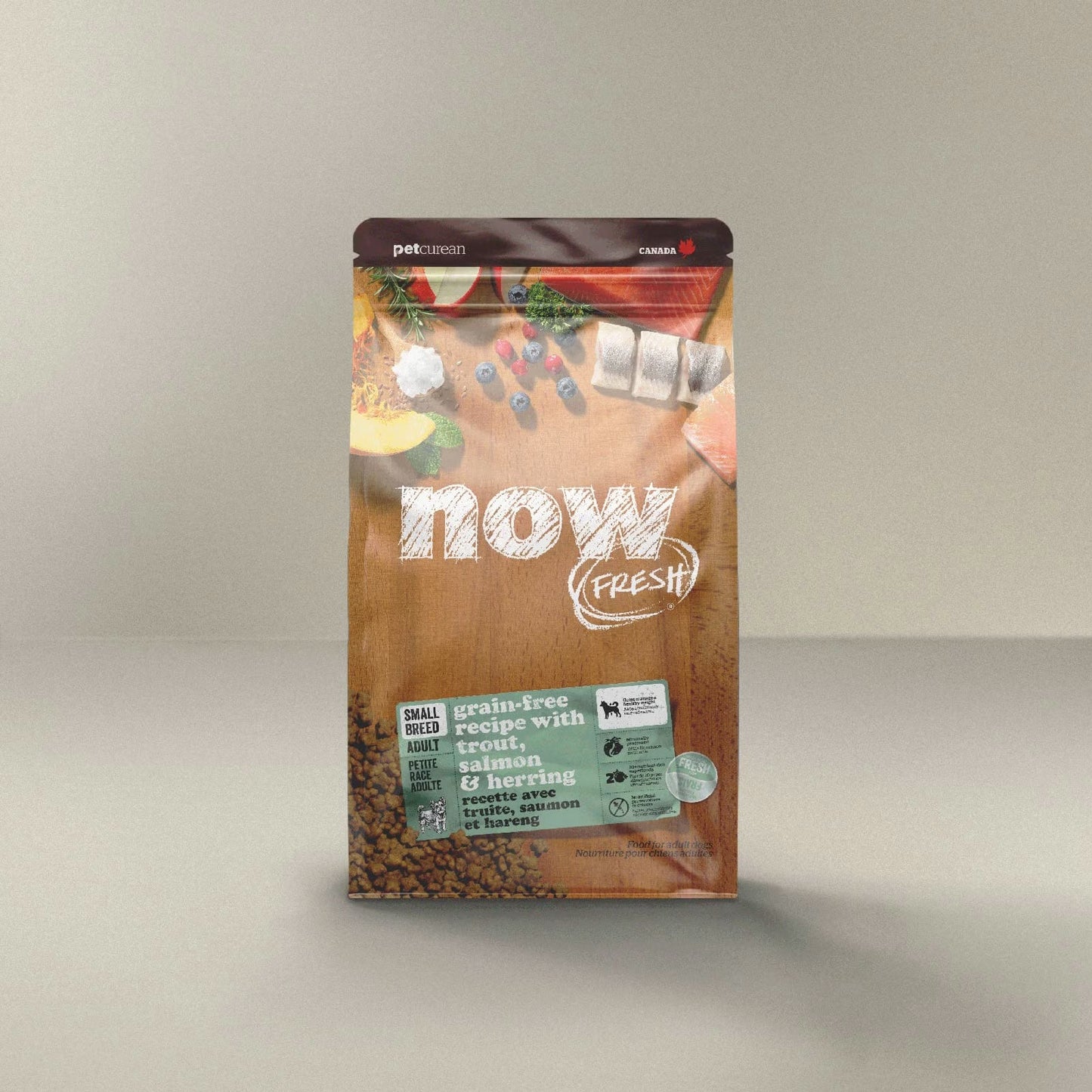 Petcurean - Now Fresh Truite Saumon Hareng - Adulte Petite Race