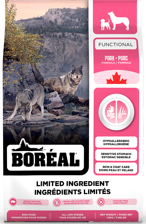 Boréal - Functional Ingrédients Limités Porc Chien