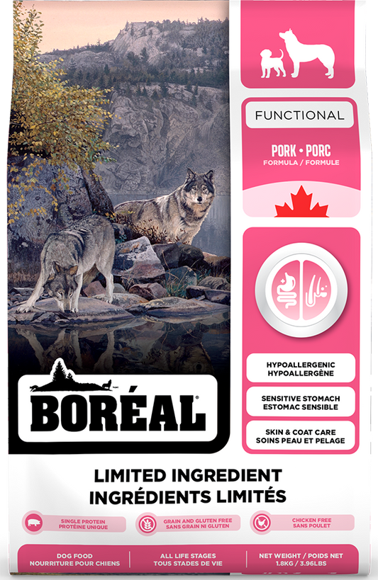 Boréal - Functional Ingrédients Limités Porc Chien