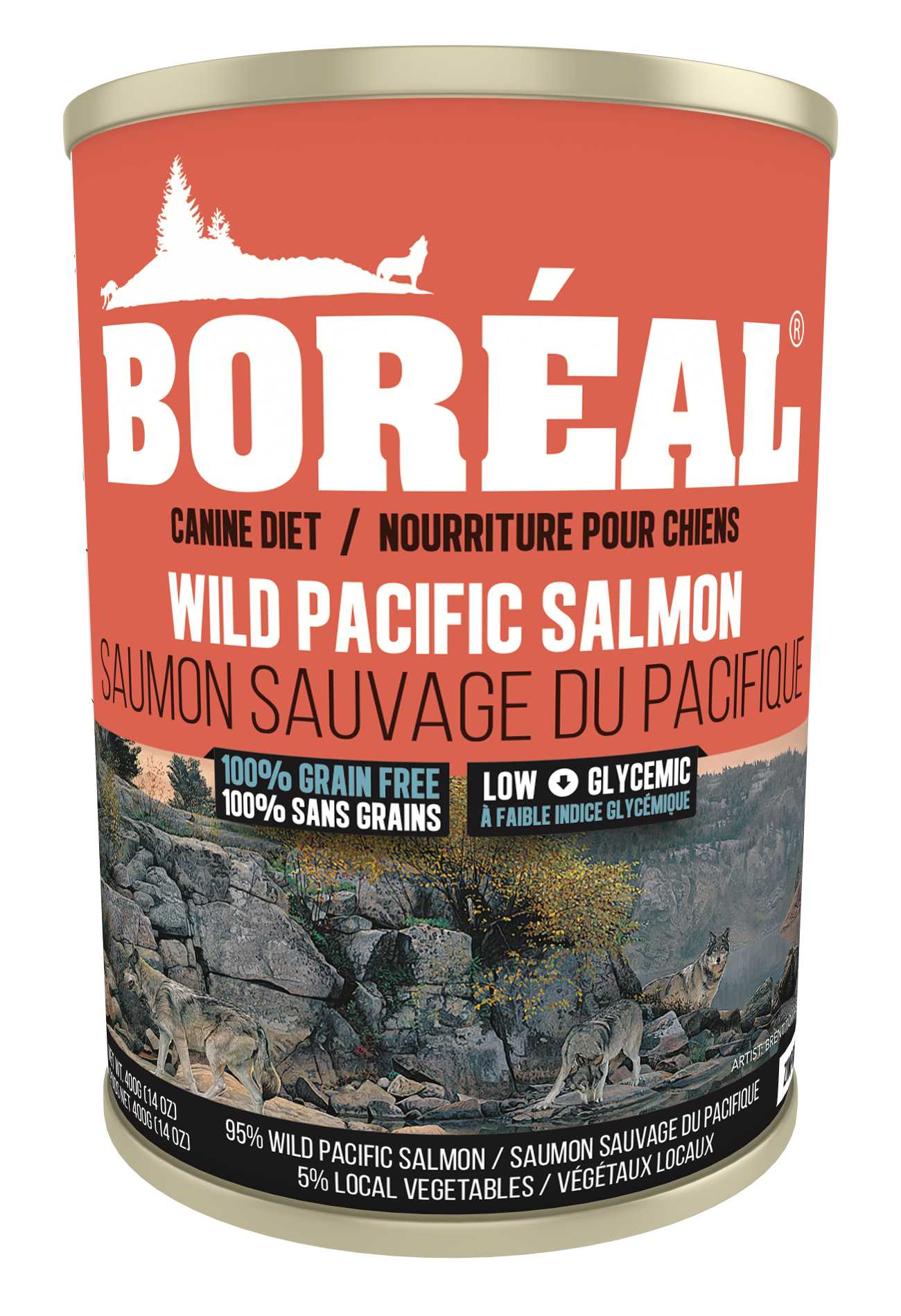 Boréal - Conserve Au Saumon Sauvage Sans Grain Chien (690g)