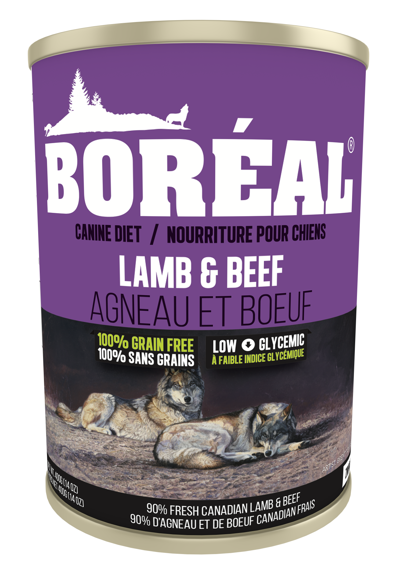 Boréal - Conserve Agneau & Boeuf Sans Grain Chien (690g)