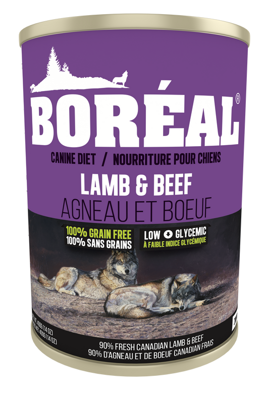 Boréal - Conserve Agneau & Boeuf Sans Grain Chien (690g)