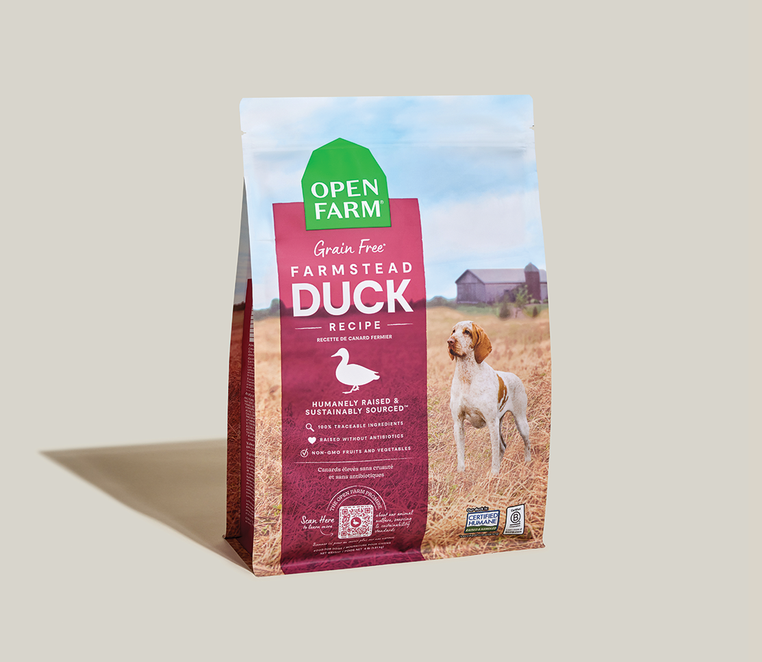 OpenFarm - Recette Canard Sans grain - Chien