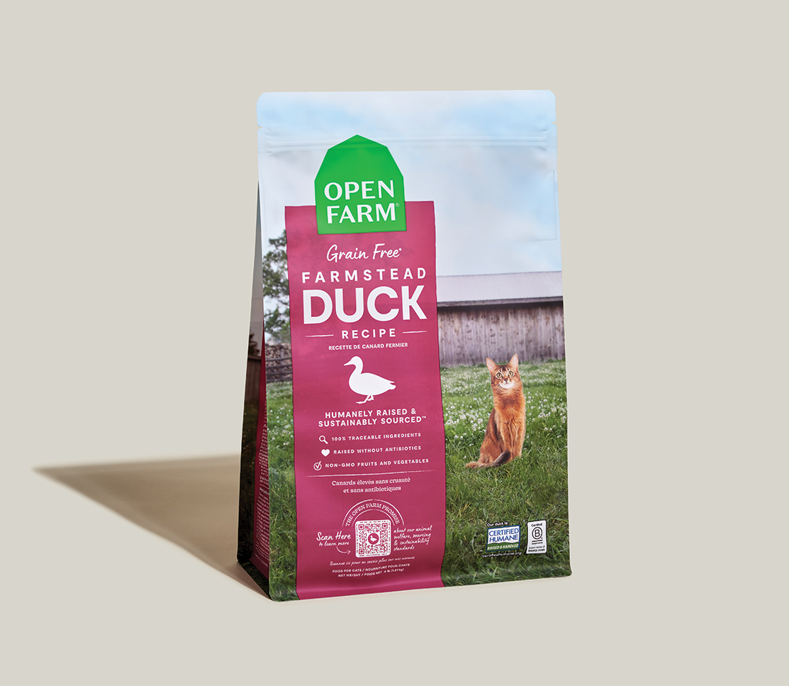 OpenFarm - Recette Canard Sans Grain - Chat