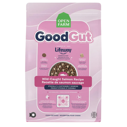 OpenFarm - GoodGut Recette De Saumon Sauvage 3,5lb - Chien