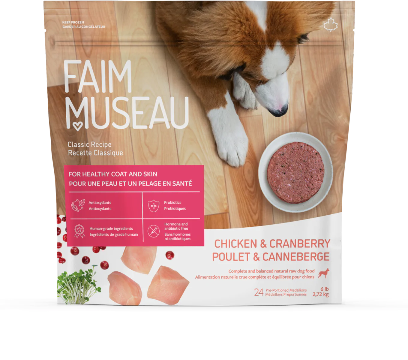 Faim Museau - Poulet Canneberge - 6lb