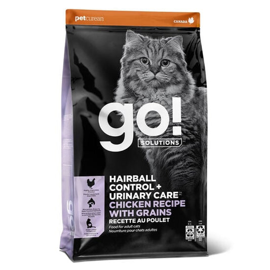 Petcurean - Go Contrôle Des Boules De Poils + Soins Urinaires - Chat
