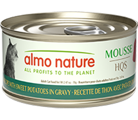Almo Nature - HQS Chat Mousse Thon Et Patate Douce - 70g