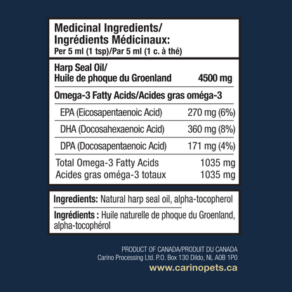 Carino - Huile De Phoque - Omega 3