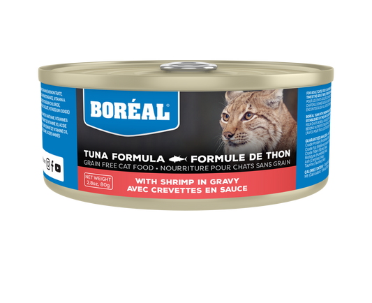 Boréal - Conserve Chat - Thon Rouge & Crevette