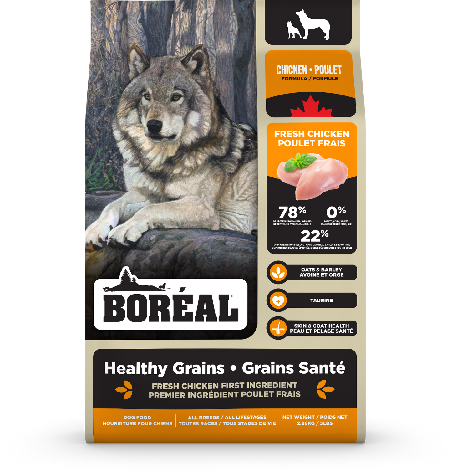 Boréal - Grains Santé Poulet - Chien