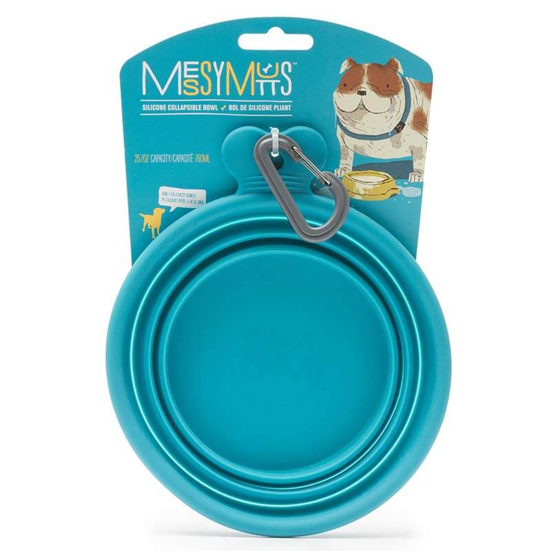 Messy Mutts - Bol Rétractable Silicone