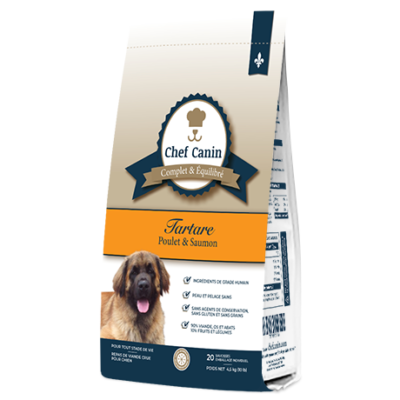 Chef Canin - Tartare de Poulet et Saumon - 10lb