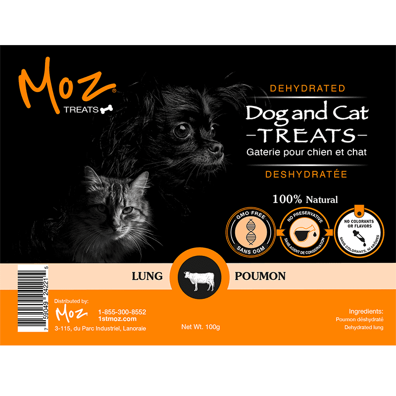 Moz - Poumons de Boeuf Déshydratés - 100g