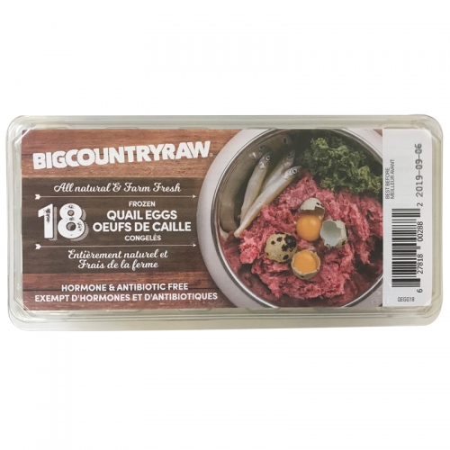 Big Country Raw - Oeufs de Caille - 18pcs