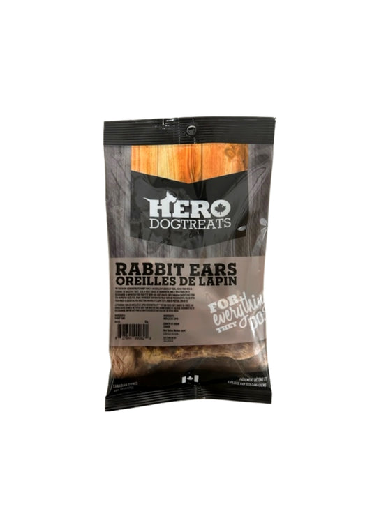 Big Country Raw - Hero Oreilles de Lapin Déshydratées - 55g