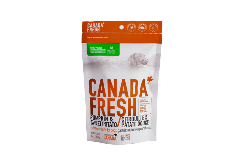 Petkind - Gâteries Canada Fresh Citrouille & Patates douces - 170g