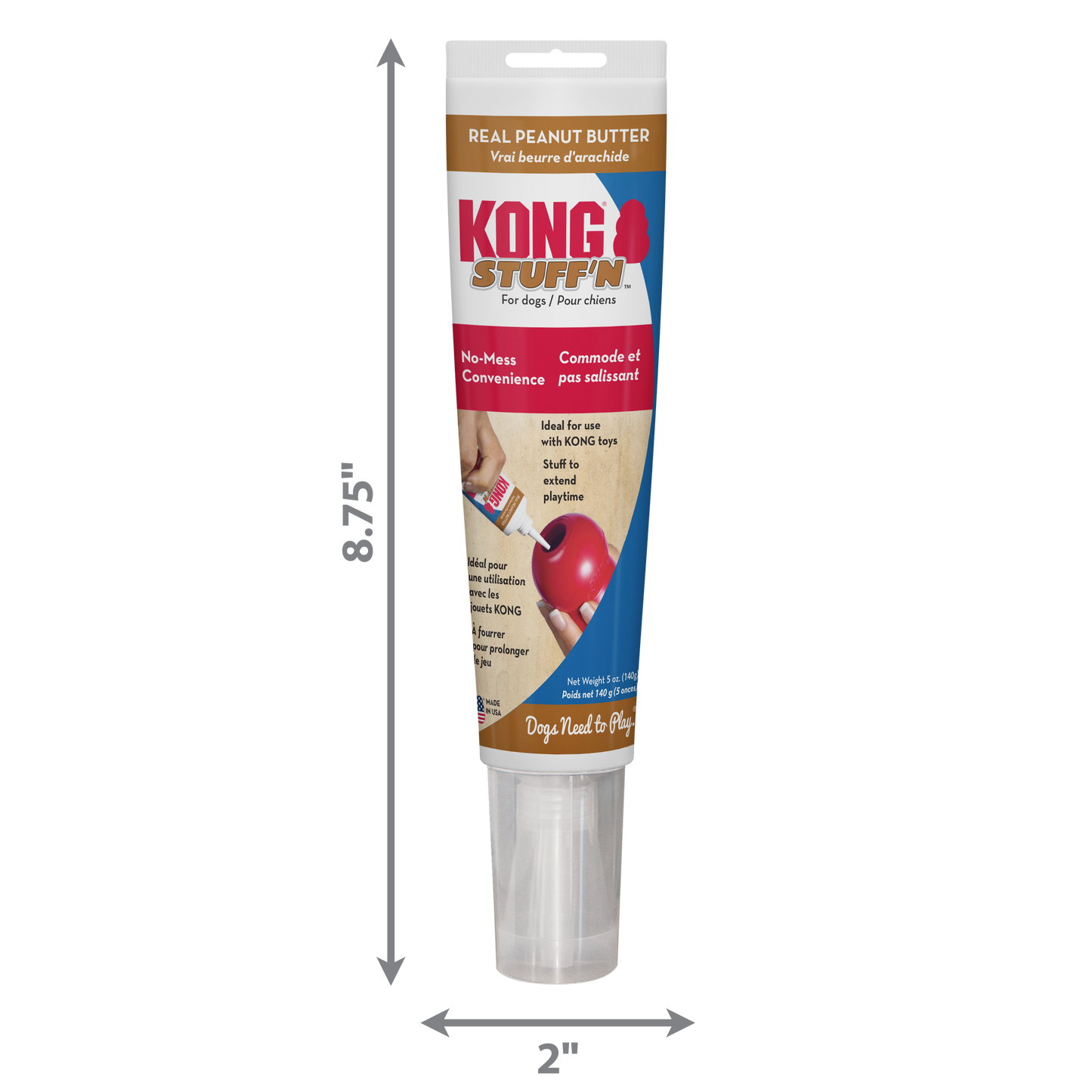 Kong - Tube de Beurre d'Arachide - 140g