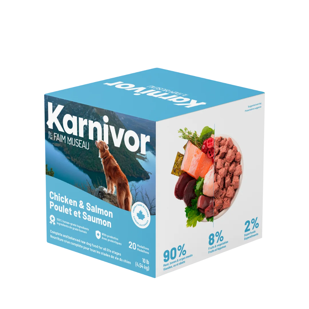 Faim Musea - Karnivor - Poulet Saumon - 10lb
