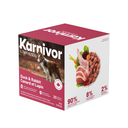 Faim Museau - Karnivor - Canard Lapin - 10lb