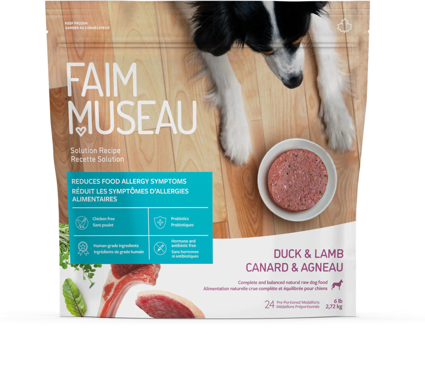 Faim Museau - Canard Agneau - 6lb