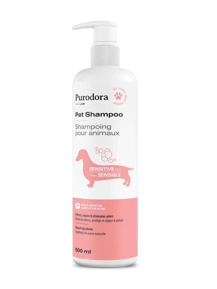 Purodora - Shampoing pour animaux à la peau sensible