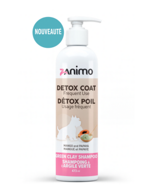 Zanimo - Détox Poil Shampoing À L'Argile Verte - Mangue Et Papaye